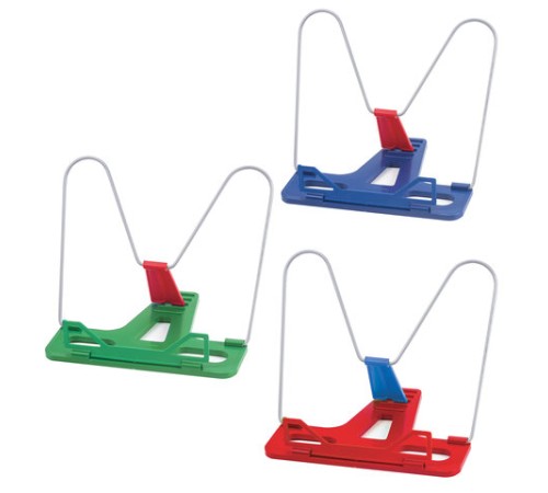 Подставка для книг и учебников ПИФАГОР ЭКОНОМ, пластик / металл, ассорти, в пакете, 236658