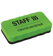 Стиратель магнитный для магнитно-маркерной доски (57х107 мм), упаковка с подвесом, STAFF 