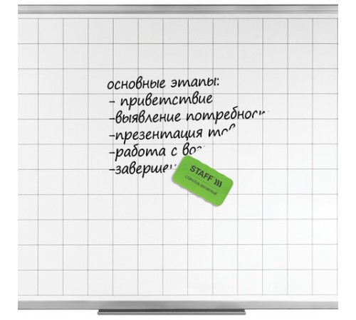 Стиратель магнитный для магнитно-маркерной доски (57х107 мм), упаковка с подвесом, STAFF 