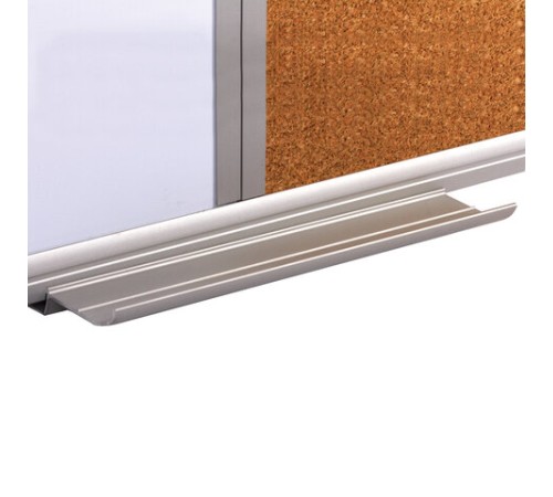 Доска комбинированная: магнитно-маркерная, пробковая для объявлений, 90х120 см, РОССИЯ, BRAUBERG, 236865