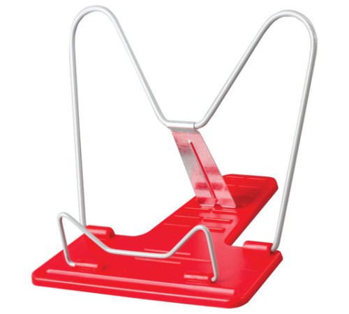 Подставка для книг ПИФАГОР СТАНДАРТ, пластик/металл, ассорти, отделение для ручки, европодвес, 236901