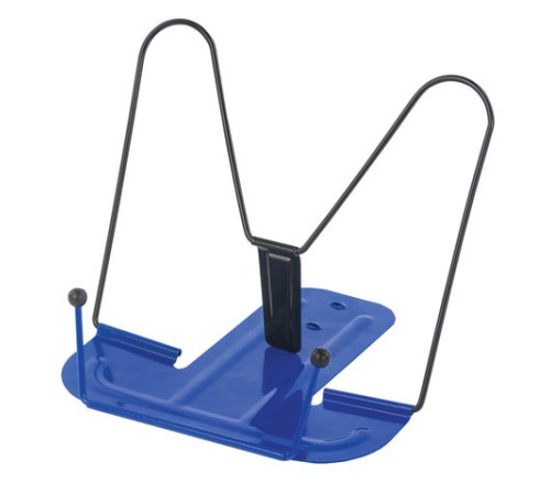 Подставка для книг и учебников ЮНЛАНДИЯ ПРЕМИУМ, металлическая, ассорти, европодвес, 236902