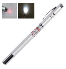 Указка лазерная, радиус 200 м, красный луч, LED-фонарь, указка, магнит, ручка, футляр, TP-RP-18