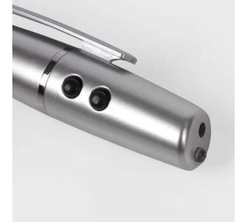 Указка лазерная, радиус 200 м, LED-фонарь, шариковая ручка, линия 0,5 мм, LH612