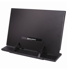 Подставка для книг и учебников BRAUBERG, регулируемый наклон, металл/пластик, черная, 237446