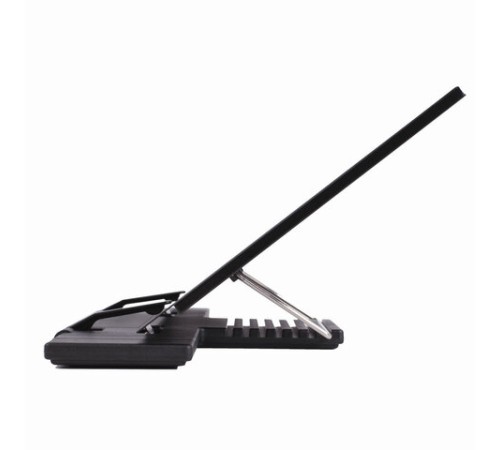 Подставка для книг и учебников BRAUBERG, регулируемый наклон, металл/пластик, черная, 237446