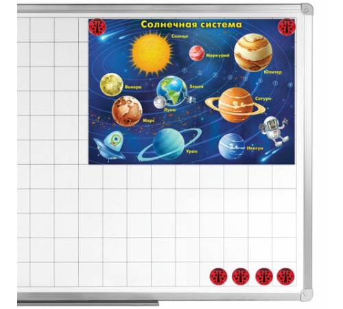 Магниты ЮНЛАНДИЯ 30 мм, НАБОР 6 шт., 