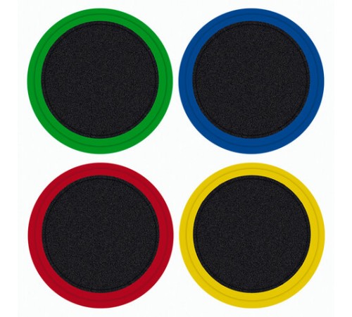 Магниты МОЩНЫЕ 30 мм, НАБОР 8 шт., ассорти, BRAUBERG 