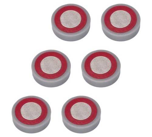 Магниты СУПЕРМОЩНЫЕ НЕОДИМОВЫЕ 20 мм (МАЛОГО ДИАМЕТРА), НАБОР 6 шт., серые, BRAUBERG 