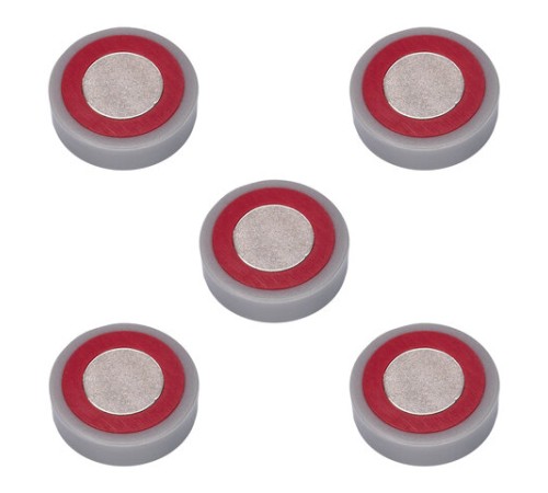 Магниты СУПЕРМОЩНЫЕ НЕОДИМОВЫЕ 30 мм, НАБОР 5 шт., серые, BRAUBERG 