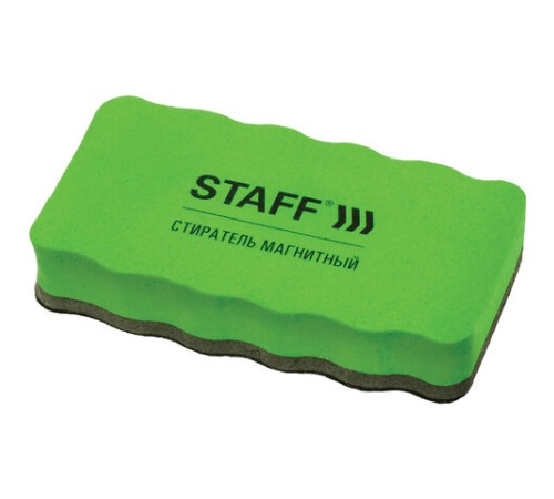 Стиратели магнитные для магнитно-маркерной доски, 57х107 мм, КОМПЛЕКТ 10 ШТ., STAFF 