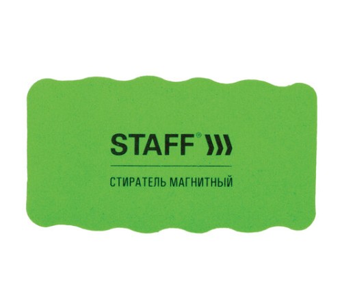 Стиратели магнитные для магнитно-маркерной доски, 57х107 мм, КОМПЛЕКТ 10 ШТ., STAFF 