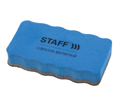 Стиратели магнитные для магнитно-маркерной доски, 57х107 мм, КОМПЛЕКТ 4 ШТ., STAFF 