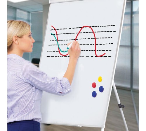 Доска-флипчарт магнитно-маркерная 70х100 см, на треноге, Польша, BRAUBERG Extra, 237724