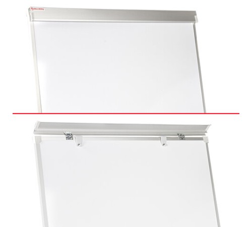Доска-флипчарт магнитно-маркерная 70х100 см, передвижная, на роликах, Польша, BRAUBERG Extra, 237725