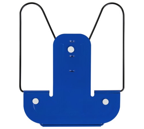 Подставка для книг и учебников ЮНЛАНДИЯ ПРЕМИУМ, металлическая, синяя, европодвес, 237823