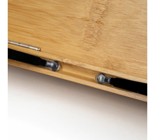 Подставка для книг и планшетов бамбуковая BRAUBERG, 28х20 см, регулируемый наклон, 237895