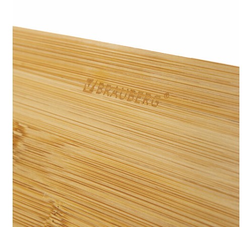 Подставка для книг и планшетов бамбуковая BRAUBERG, 28х20 см, регулируемый наклон, 237895