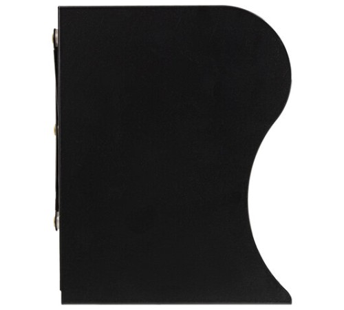 Подставка-держатель для книг и учебников BRAUBERG, раздвижная, металлическая, черная, 237904