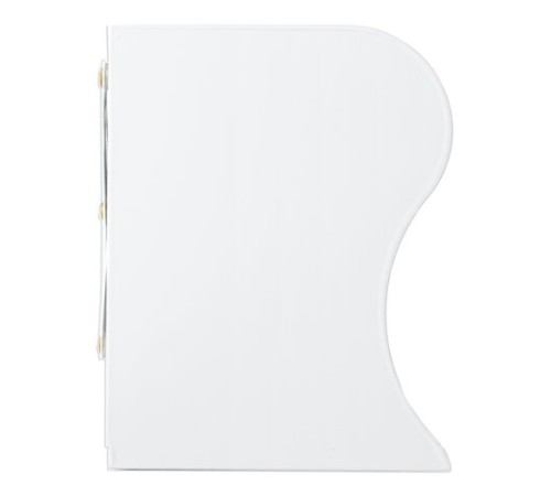 Подставка-держатель для книг и учебников BRAUBERG, раздвижная, металлическая, белая, 237905