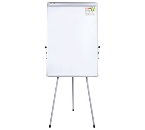 Доска-флипчарт магнитно-маркерная 70х100 см, тренога, регулируемая высота, STAFF, 238002