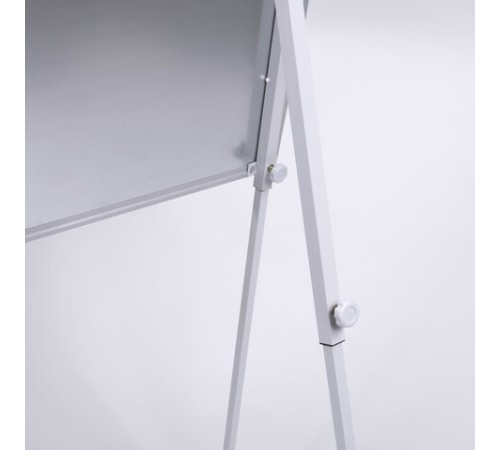 Доска-флипчарт с дополнительными держателями для бумаги, магнитно-маркерная, 70х100 см, тренога, STAFF, 238004