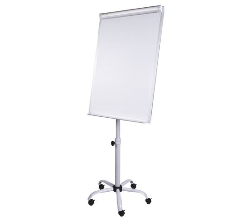 Доска-флипчарт с дополнительными держателями для бумаги, магнитно-маркерная, 70х100 см, пятилучие, STAFF, 238005