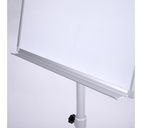 Доска-флипчарт с дополнительными держателями для бумаги, магнитно-маркерная, 70х100 см, пятилучие, STAFF, 238005