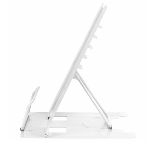 Подставка для книг и учебников BRAUBERG, White, регулируемый угол наклона, металл, 238056