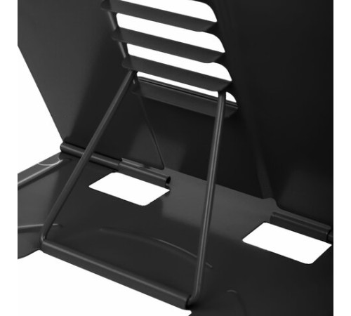Подставка для книг и учебников BRAUBERG, Black, регулируемый наклон, металл, 238057