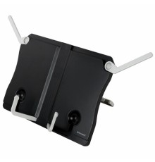 Подставка для книг и учебников BRAUBERG Black, регулируемый наклон, ABS-пластик, 238062