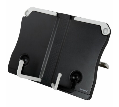 Подставка для книг и учебников BRAUBERG Black, регулируемый наклон, ABS-пластик, 238062