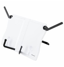 Подставка для книг и учебников BRAUBERG White, регулируемый наклон, ABS-пластик, 238063