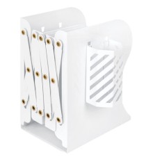 Подставка-держатель для книг и учебников BRAUBERG, с органайзером, раздвижная, металлическая, 238066