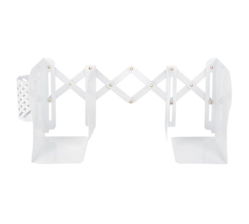 Подставка-держатель для книг и учебников BRAUBERG, с органайзером, раздвижная, металлическая, 238066