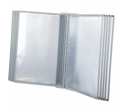 Демосистема настенная на 10 панелей, с 10 серыми панелями А4, STAFF 