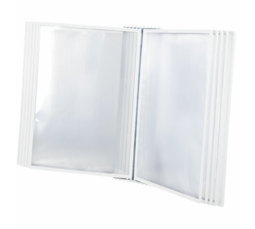 Демосистема настенная на 10 панелей, с 10 белыми панелями А4, STAFF 