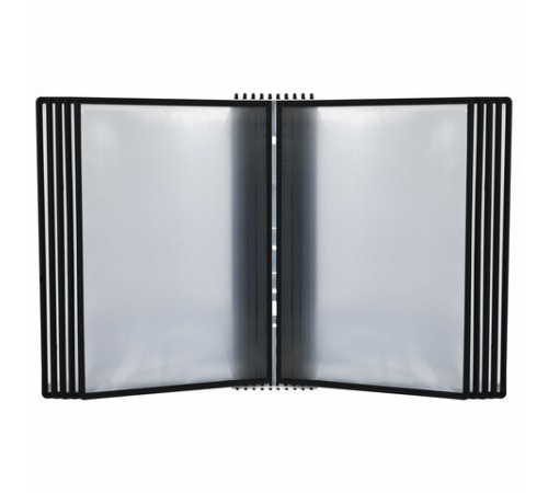 Демосистема настенная на 10 панелей, с 10 черными панелями А4, STAFF 