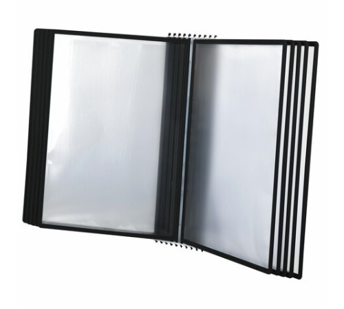 Демосистема настенная на 10 панелей, с 10 черными панелями А4, STAFF 