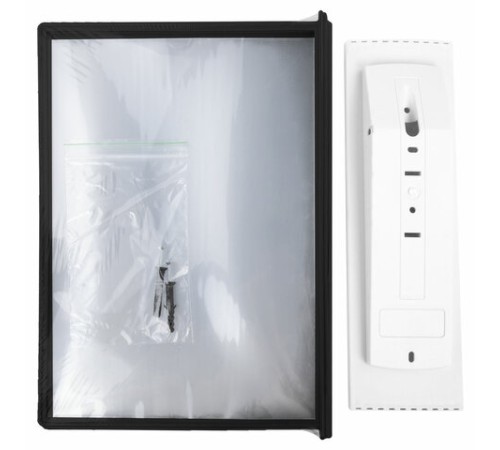 Демосистема настенная на 10 панелей, с 10 черными панелями А4, STAFF 