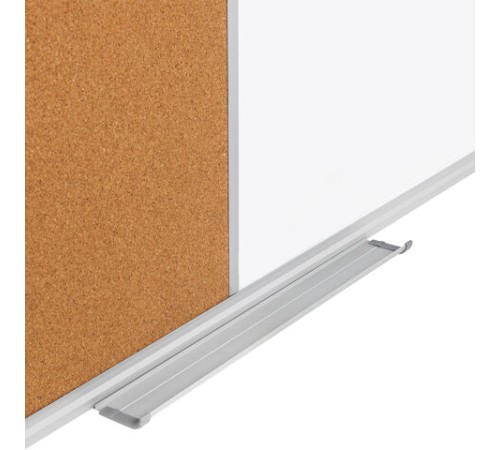 Доска комбинированная: магнитно-маркерная, пробковая для объявлений 45х60 см, BRAUBERG Extra, 238182