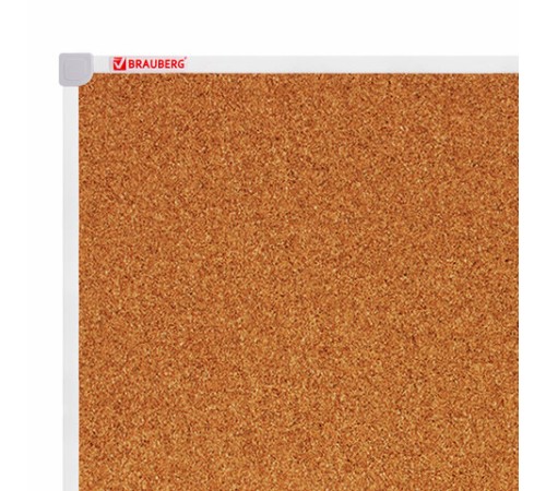 Доска пробковая 70х50 см, ПВХ-рамка, ГАРАНТИЯ 10 ЛЕТ, РОССИЯ, BRAUBERG, 238188
