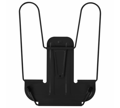 Подставка для книг и учебников BRAUBERG LINE+, металлическая, черная, европодвес, 238214
