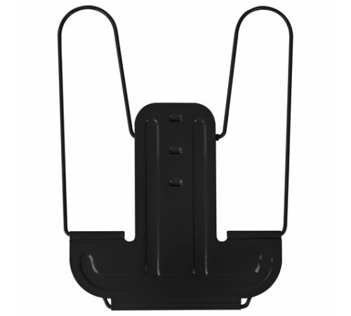 Подставка для книг и учебников BRAUBERG LINE+, металлическая, черная, европодвес, 238214