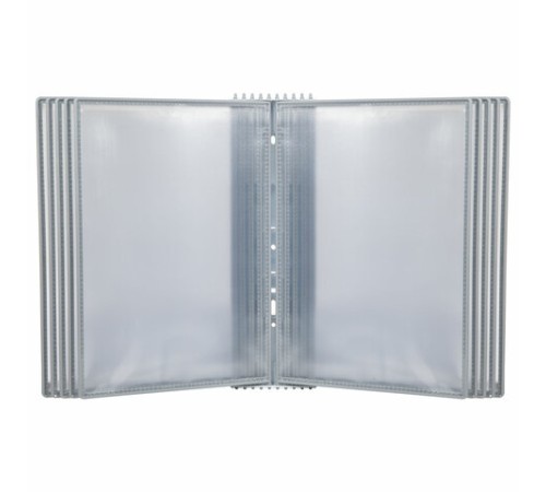 Демосистема настольная/настенная на 10 панелей, с 10 серыми панелями А4, STAFF 