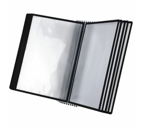 Демосистема настольная/настенная на 10 панелей, с 10 черными панелями А4, STAFF 