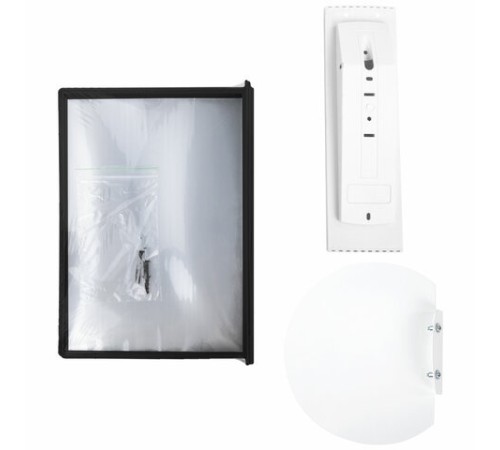 Демосистема настольная/настенная на 10 панелей, с 10 черными панелями А4, STAFF 