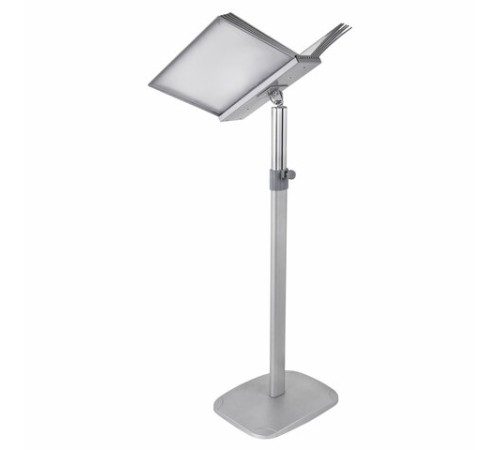 Демосистема напольная на 10 панелей, серые панели А4, регулируемая высота, STAFF, 238334