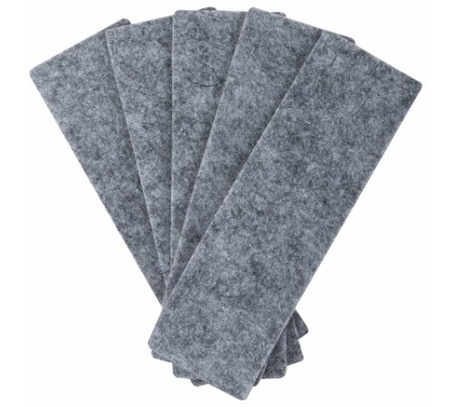 Стиратель магнитный для доски (45х145 мм) + 5 сменных салфеток, BRAUBERG 