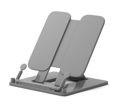 Подставка для книг и учебников ERICH KRAUSE, пластик, ассорти (черная, серая, фиолетовая, мятная), 64740